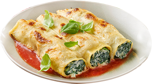 Canelloni - Cannelloni Met Spinazie En Ricotta (499x331), Png Download