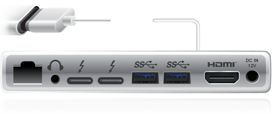 Now, One Compact Port Provides Thunderbolt™3 Data Transfer, - Thunderbolt 3 Support (933x391), Png Download