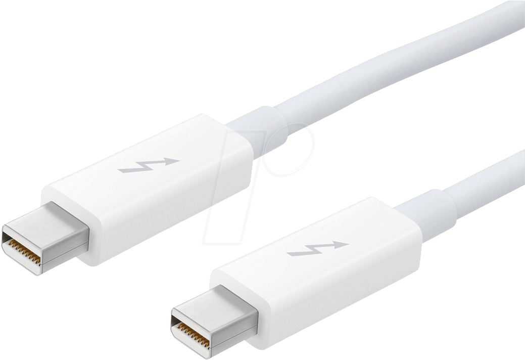 Apple Thunderbolt Cable Apple Md861zm/a - Thunderbolt (1046x721), Png Download