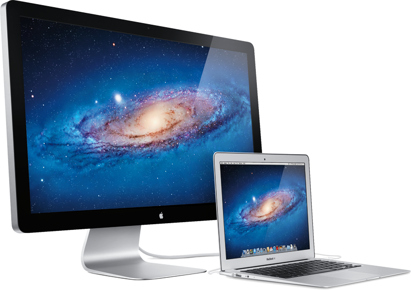 Thunderbolt Display - Apple Thunderbolt Display - 27" Ips Led Monitor (800x564), Png Download