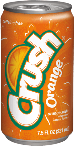 Crush Orange Soda - Crush Soda Png (250x500), Png Download