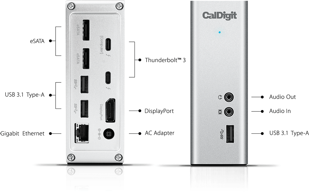 2 X Thunderbolt™ - Caldigit (1280x679), Png Download