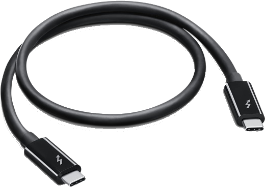 Thunderbolt™ 3 Cable - Cable Thunderbolt A Usb (572x572), Png Download