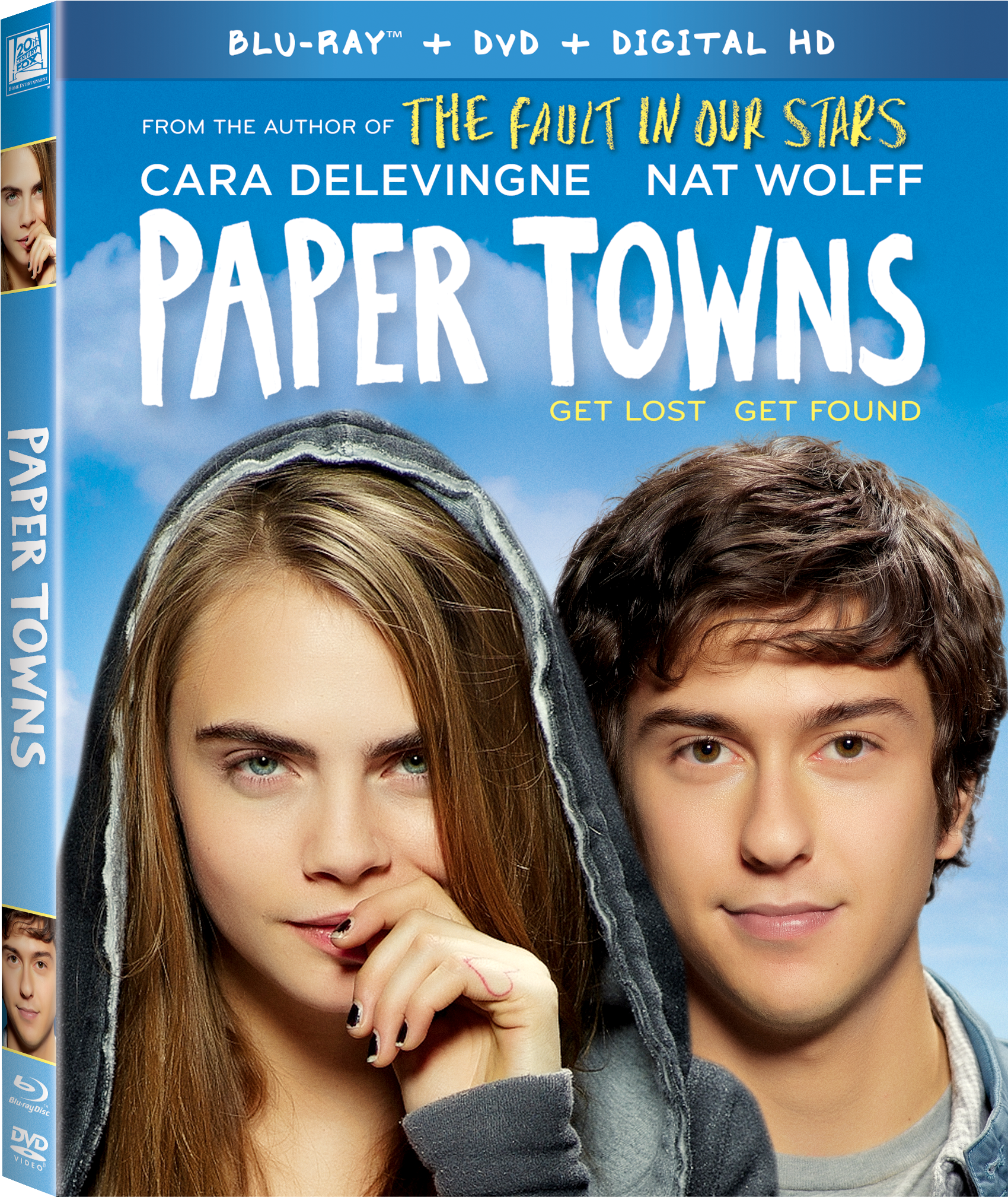 Blu Ray O Card - Paper Towns (1800x2400), Png Download