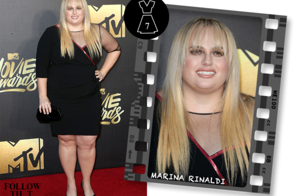 Rebel Wilson In Marina Rinaldi - Rebel Wilson (585x390), Png Download