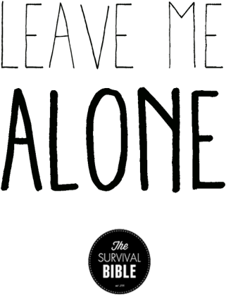 Leave Me Alone Pillow - Leave Me Alone Transparent (321x420), Png Download