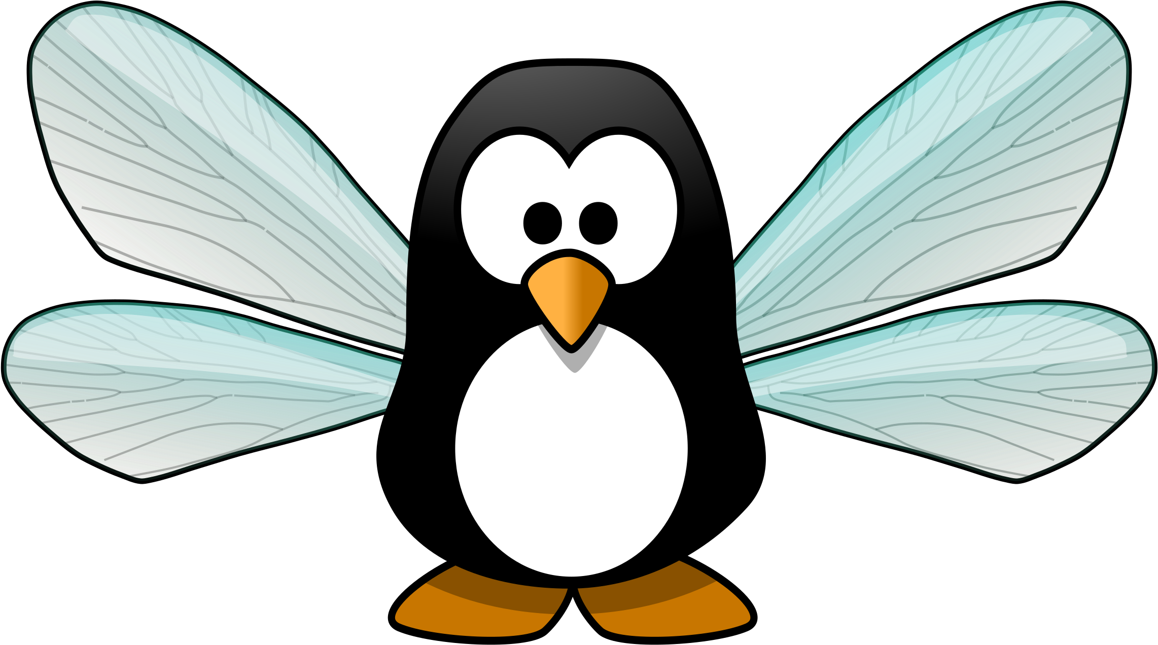 This Free Icons Png Design Of Pixie Penguin (2400x1589), Png Download