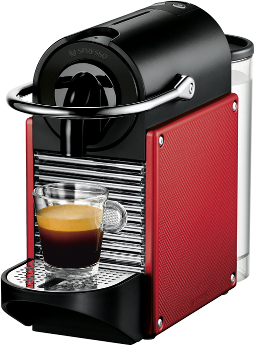 Pixie Dark Red - Nespresso Pixie Carmine Red (888x1080), Png Download