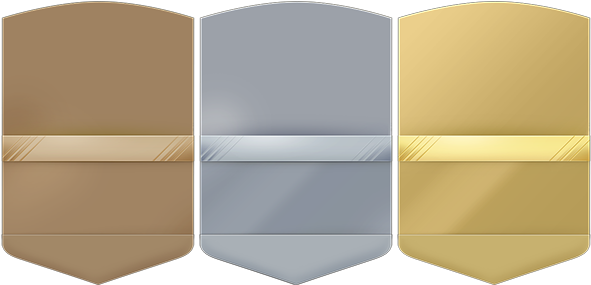 Fifa 17 Regular Cards - Fifa 17 Non Rare Gold (600x300), Png Download