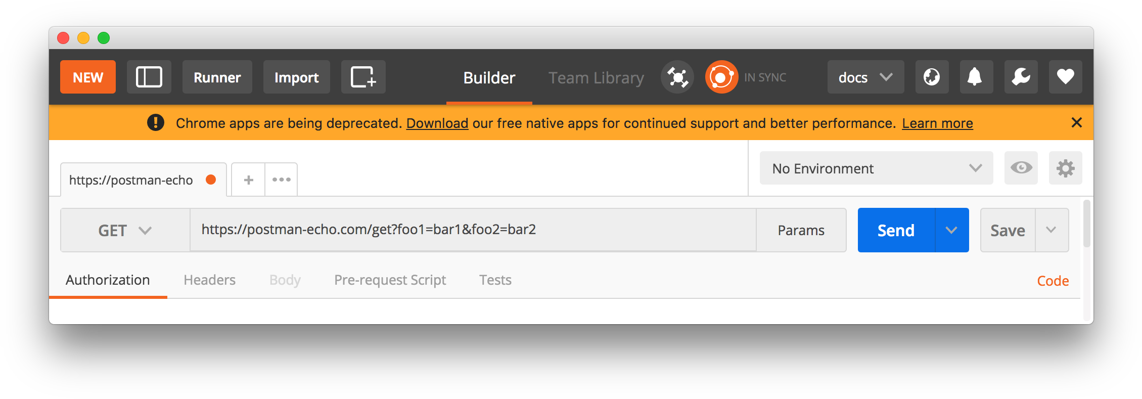 After Google Announced Their Plans To End Support For - Getpostman Chrome (2290x812), Png Download