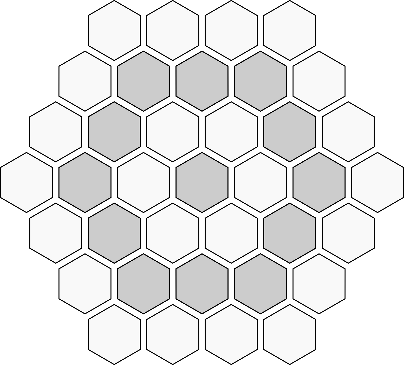 Gif Animation Hexagon Gif (1645x1486), Png Download