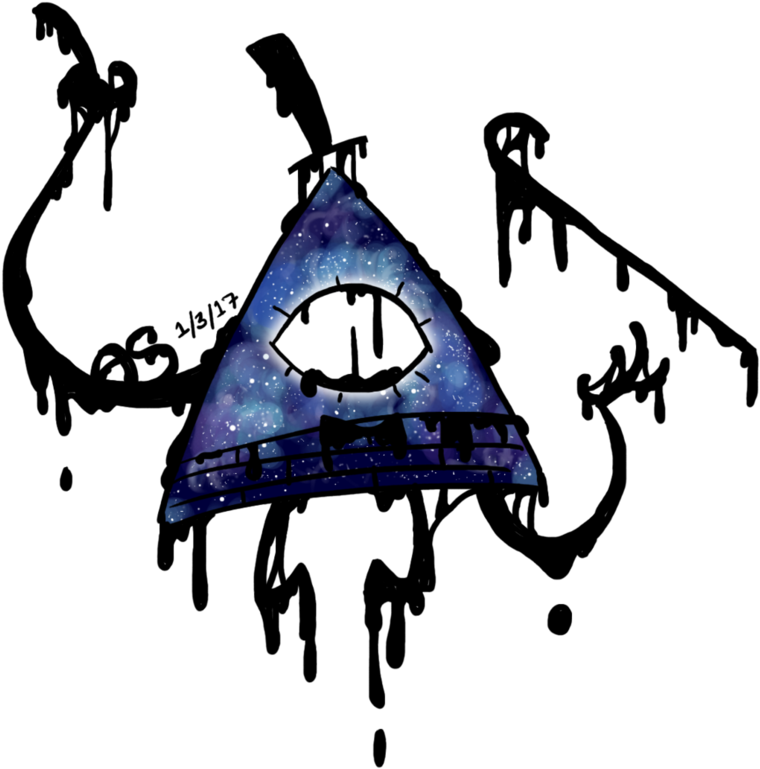 Once The Ruler Of Everything - Galaxy Bill Cipher Png (953x838), Png Download