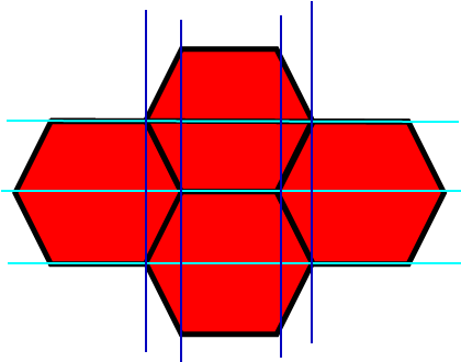Hexagonal Decomposition - Drawing (640x480), Png Download