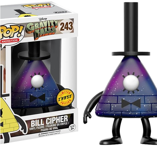 Bill Cipher Funko Pop (500x500), Png Download