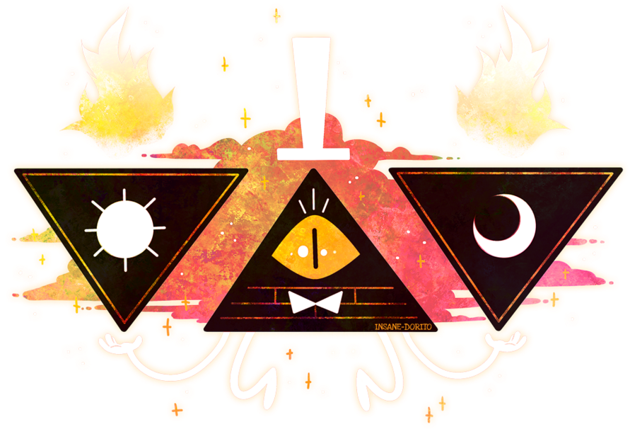 78 Images About Gravity Falls On We Heart It - Insane Dorito Deviantart (900x647), Png Download