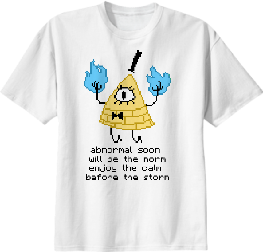 Shop Pixel Bill Cipher Cotton T-shirt By Kasumiblu - Catrina Sugar Skull New T Shirt S M L Xl 2x 3x 4x 5x (856x820), Png Download