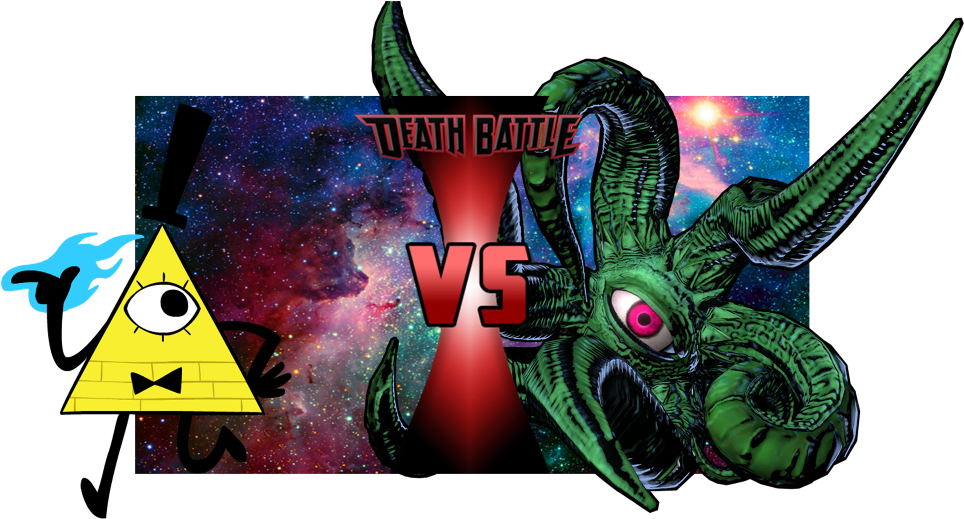 Bill Cipher Vs Shuma-gorath - Illustration (2000x1235), Png Download