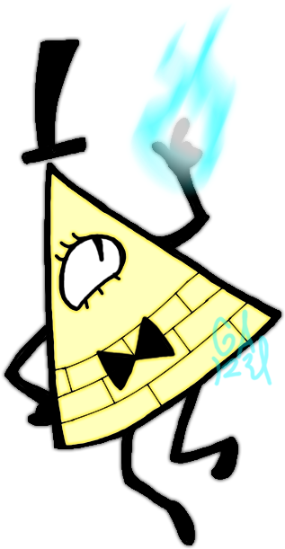 Quick Cipher By Gameaddict On Deviantart - Bill Cipher Drawings (589x675), Png Download