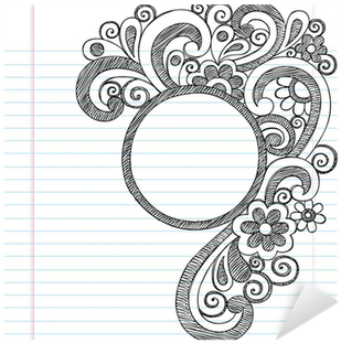 Circle Doodle Frame Border Sketchy Back To School Doodles - Doodle Frame (400x400), Png Download