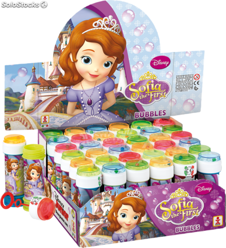 Bote De Pompas / Burbujas 60 Ml - Burbujas De La Princesa Sofia (455x500), Png Download