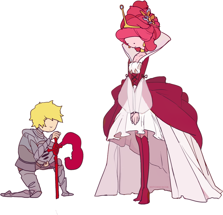 A Knight And A Princess By Hotchococoa On Deviantart - Adventure Time Finn Knight (800x800), Png Download