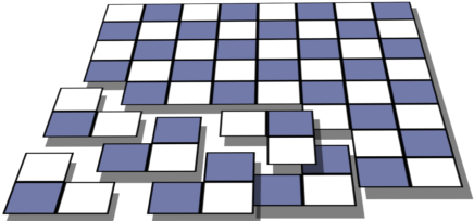 Checkerboard Cut-up - Illustration (486x490), Png Download