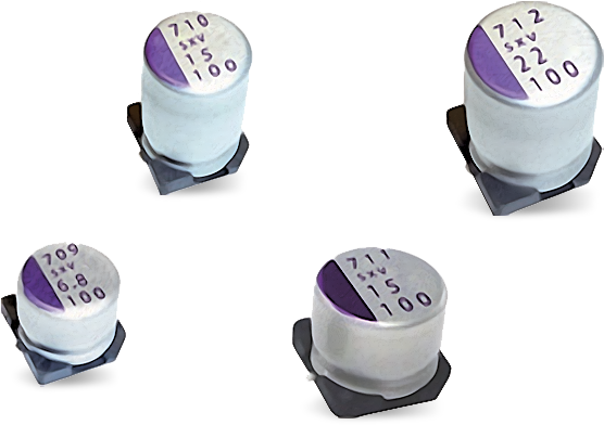 Panasonic Electronic Components Condensatori In Alluminio - Panasonic - 100sxv22m - Capacitor Aluminum Polymer (600x436), Png Download