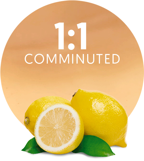 Lemon Comminuted - Transparent Background Lemon Png (536x595), Png Download
