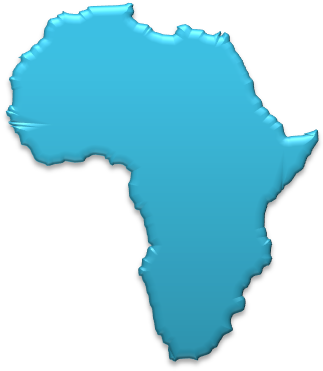 Wiki Africa 3d Hd Map - Africa Map Blue Png (330x376), Png Download
