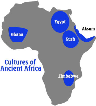Map Of Ancient African Tribal Locations - Map Of The Ancient African Civilization (350x387), Png Download