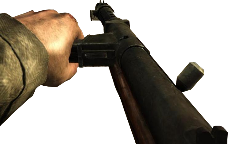 Clip Gun Ww2 - Type 100 (759x476), Png Download