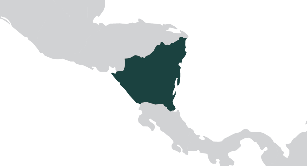 South Africa Forex Reserves Pakistan Map Png Clipart - America Central Nicaragua (1000x542), Png Download