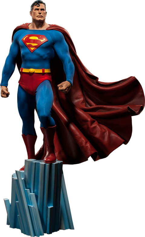 Dc Comics Premium Format™ Figure Superman - Sideshow Superman Premium Format Figure (480x783), Png Download