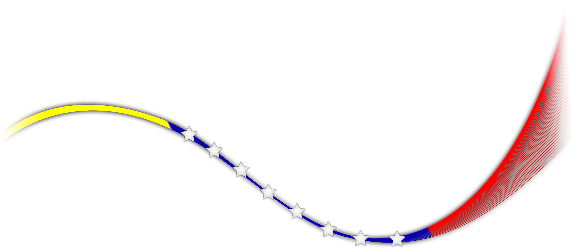 Con La Designación Del Primer Jefe De La Oficina, Según - Bandera De Venezuela Png (2550x1160), Png Download