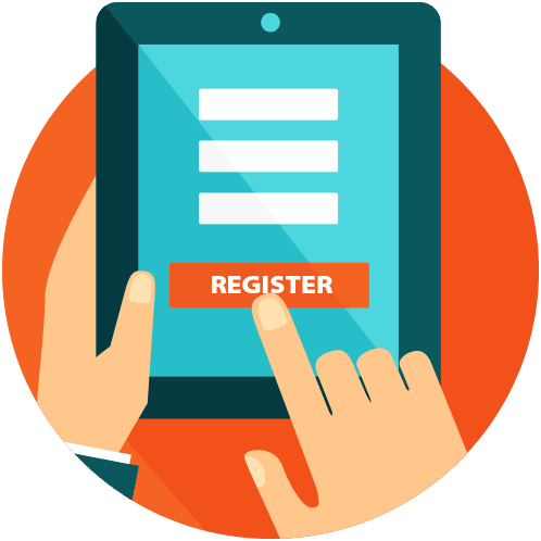 Register User - Register Online Icon Png (498x498), Png Download