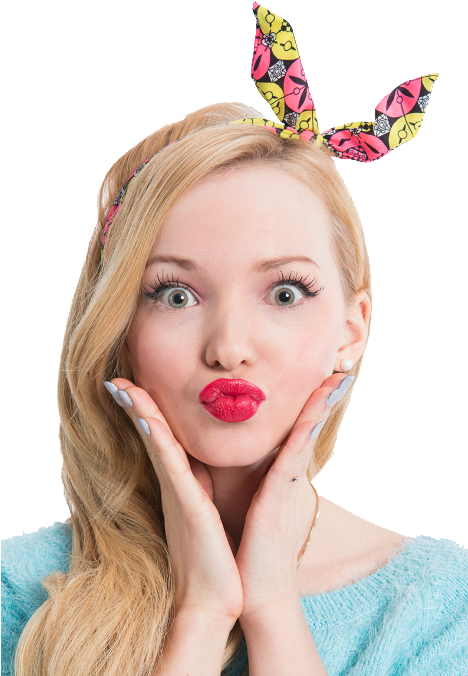 Dove Cameron Funny Face (467x700), Png Download