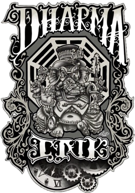 Dharma Ink Tattoo Premier Destination For Custom Tattoos - Illustration (500x660), Png Download