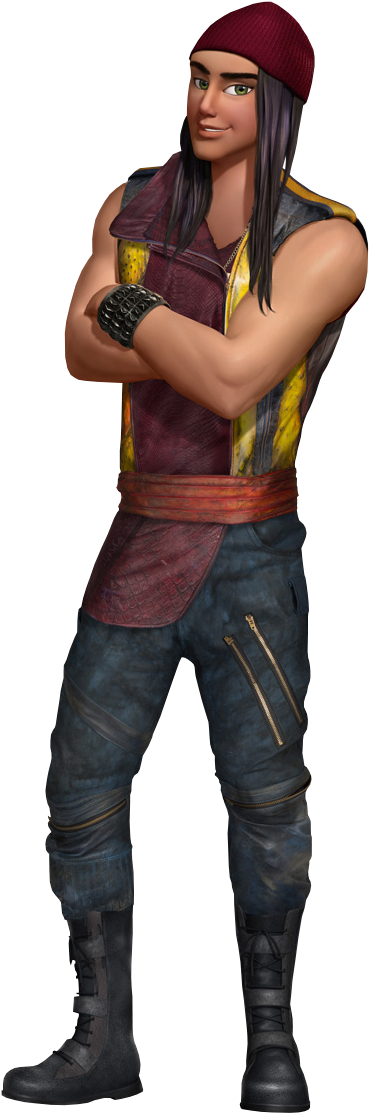 Jay Render - Disney Descendants Jay Clipart (422x1140), Png Download