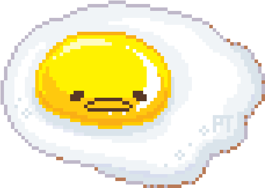 All Inspired From Scrolling Through The Sanrio Insta, - Gudetama Pixel Png (540x392), Png Download