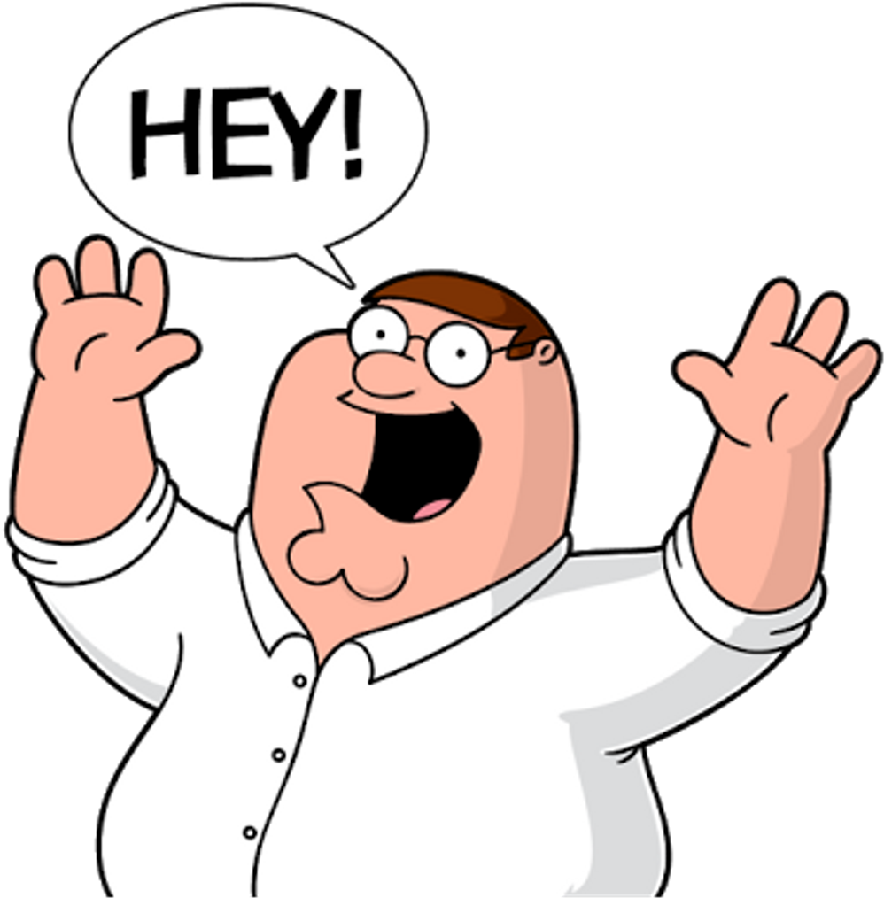 Png Overlay Edit Tumblr Emoji Funny Trending Sticker - Hey Peter Griffin (1024x1024), Png Download
