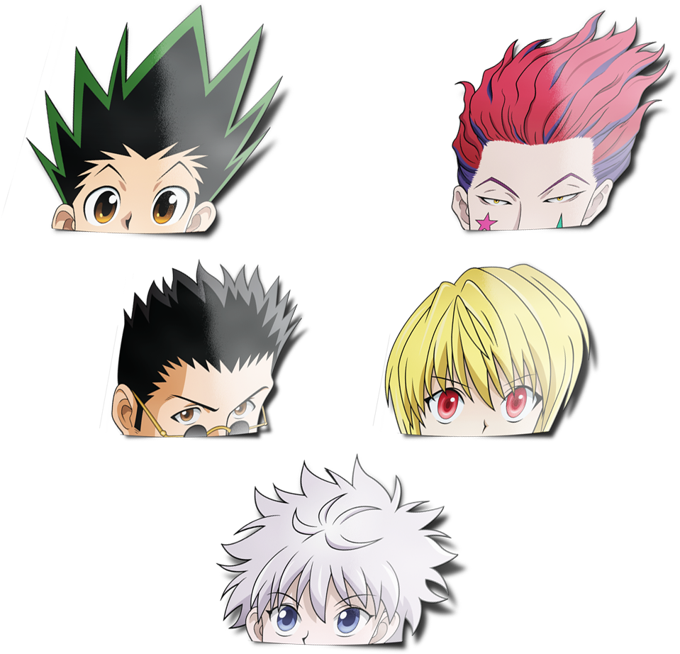 Image Of Hunter X Hunter Peeks - Cartoon (1000x1000), Png Download