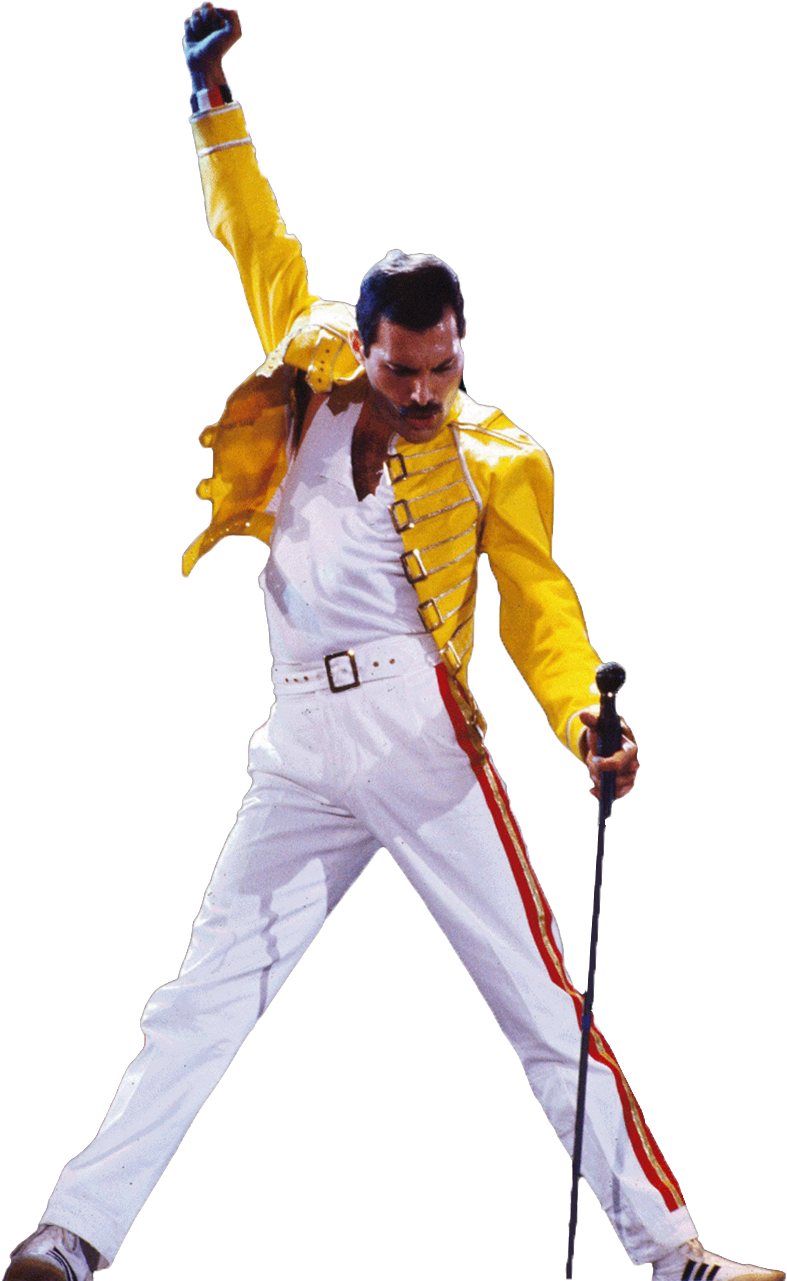 Freddie Mercury Pose - Freddie Mercury (799x1297), Png Download
