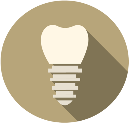 Gilbreath Dental Can Provide Dental Implants To Replace - Icons For Dental Implant Png (1000x448), Png Download