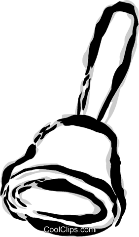 Toilet Plunger Royalty Free Vector Clip Art Illustration (282x480), Png Download