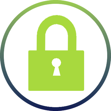 Green Lock Security Icon - Quicktime Player Icon (380x380), Png Download