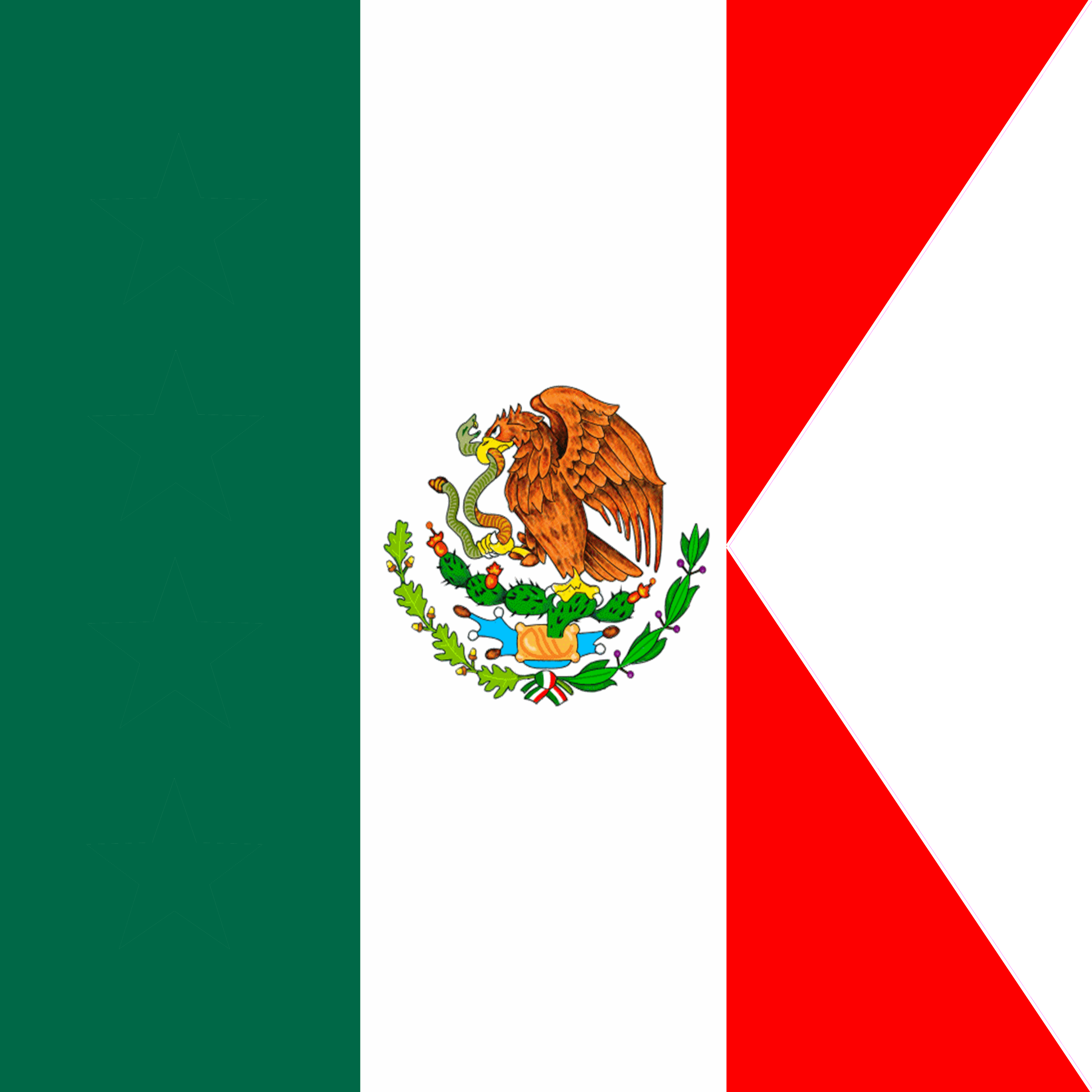 Bandera De Subsecretarios De Estado Del Mexico - Mexico Flag (3000x3000), Png Download