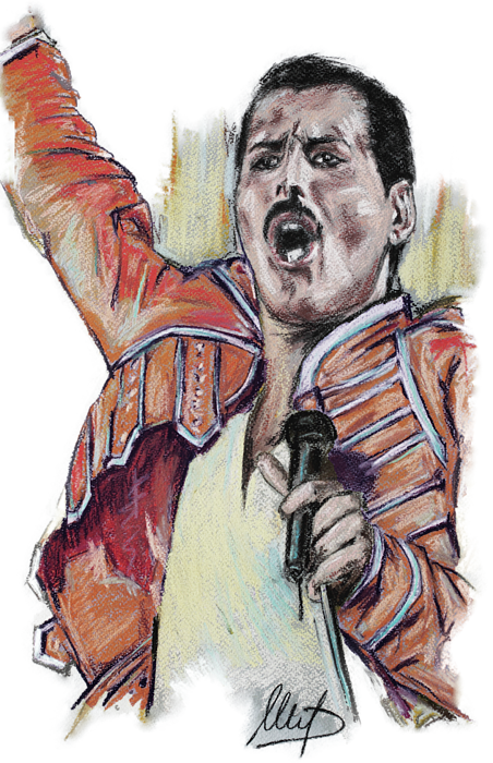 Click And Drag To Re-position The Image, If Desired - Gallery-wrapped Canvas Art Print 10 X 16 Entitled Freddie (452x700), Png Download