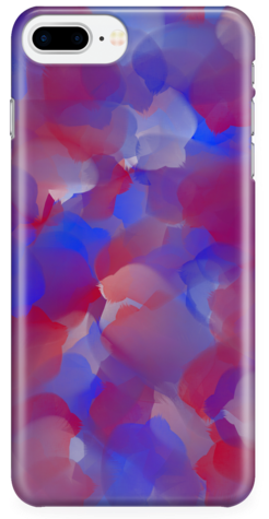 Red And Blue Watercolor Phone Case - Apple Iphone 7 Plus (480x480), Png Download