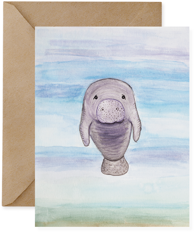 Florida Manatee - Dugong (892x981), Png Download