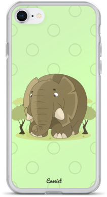 Iphone - Cartoon-elefant Ovales Keramik Ornament (480x480), Png Download